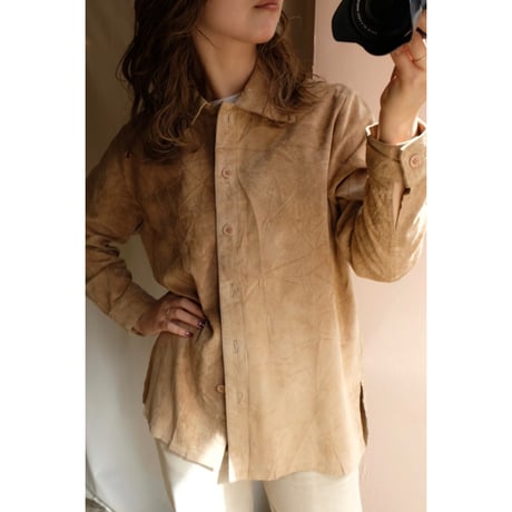 light brown leather jacket