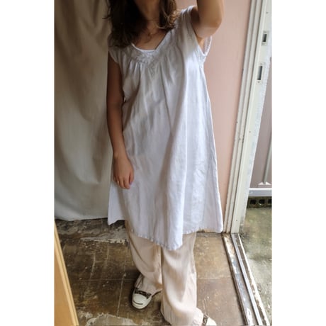France antique linen one-piece