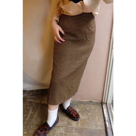 houndstooth skirt