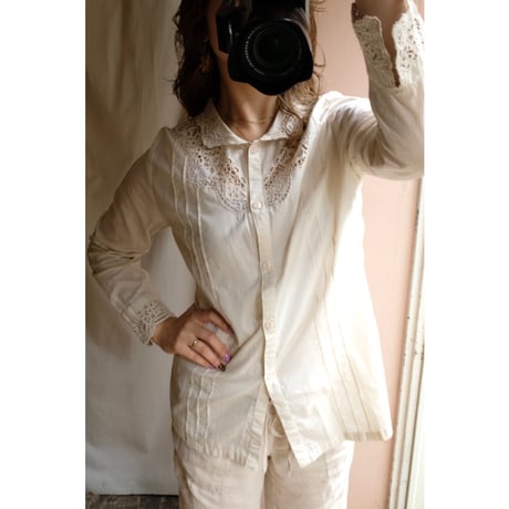 ivory lace blouse