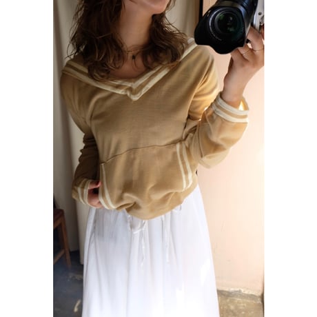 70's sailor collar tops