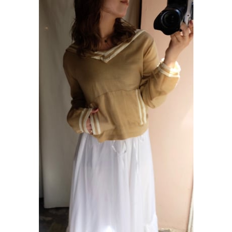 70's sailor collar tops