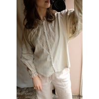 beige rose blouse