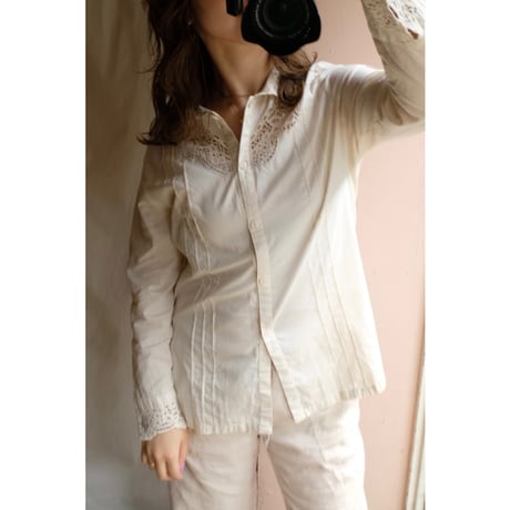 ivory lace blouse