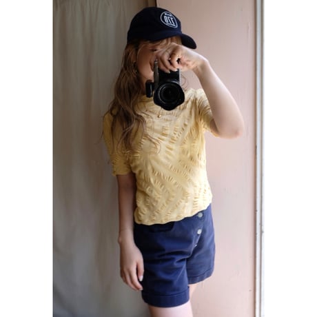butter yellow T-shirt