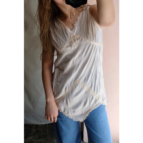 ivory tank top