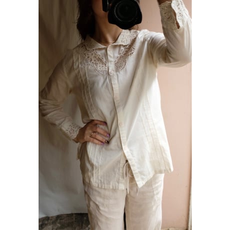 ivory lace blouse