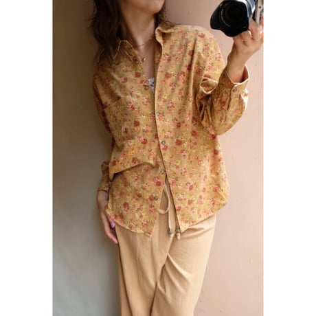 mustard flower shirt