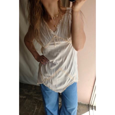 ivory tank top
