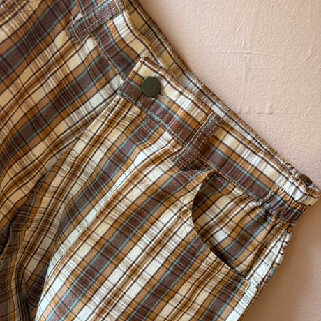 tartan check pants