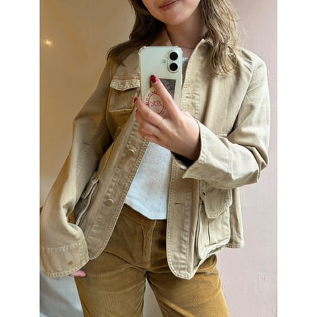 beige jacket
