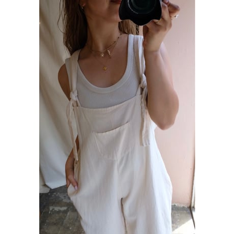 white overall