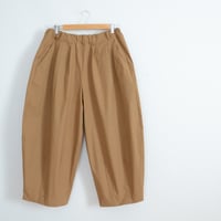 馬布のサーカスパンツ　キャメルブラウン
