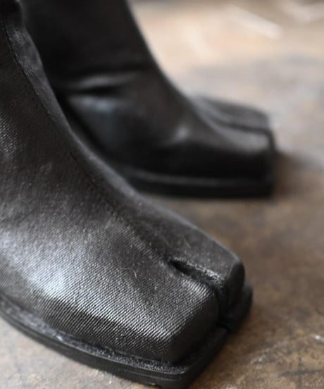 k.j dan "Knee high heel back zip boots" Tabi.