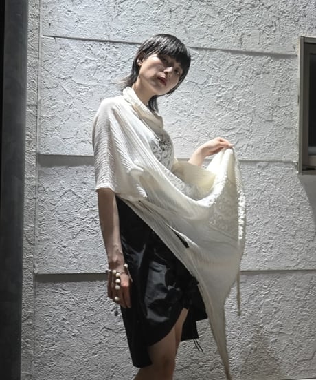 JFR "Geometric short skirt"