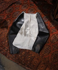 JFR "Two tone cutsew" Leather & Sweat.