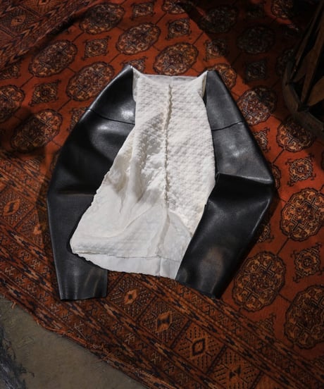 JFR "Two tone cutsew" Leather & Sweat.