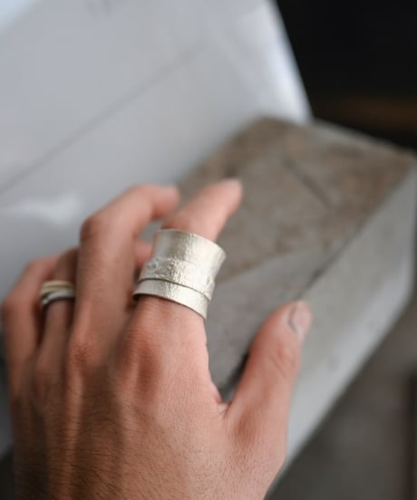 ferric "Hold down mokume ring"