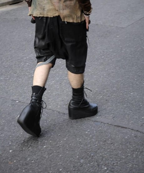 WILDFRÄULEIN "oild sarouel denim short pant"
