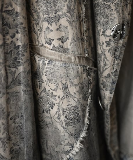 SANCTAMUERTE "Tailored jacket" Hand printed.