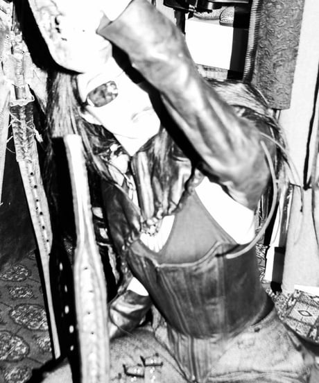 JFR "Alien' leather jacket" Femme.