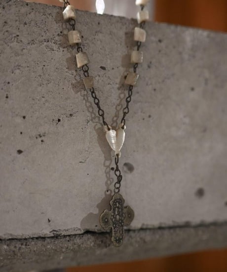 Subtle "Jesus christ" Square corver glass beads.