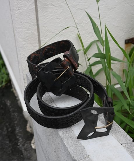WILDFRÄULEIN × ferric "Crafted leather belt"