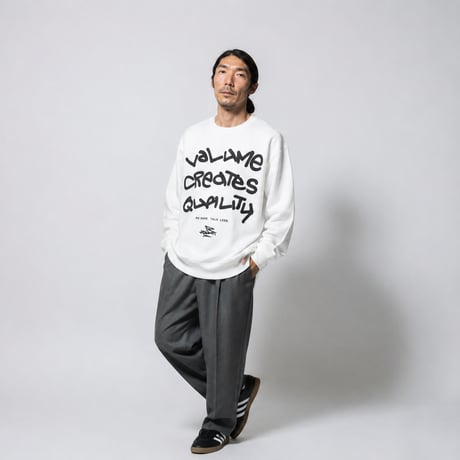 「VOLUME CREATES QUALITY」10.2 ONZ SWEAT//M/L/XL