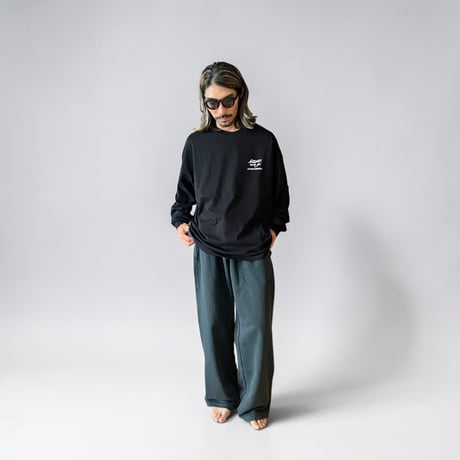 【SIGNATURE】BAGGY SWEAT PANTS / VINTAGE BLACK/M/L/XL