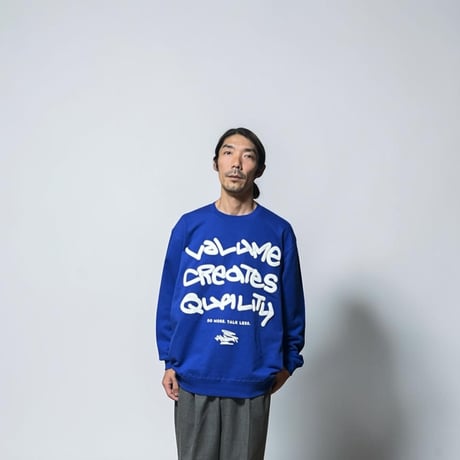 「VOLUME CREATES QUALITY」10.2 ONZ SWEAT//M/L/XL