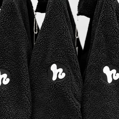 【受注生産】Reversible Nylon Fleece Jacket / BLACK / S / M / L