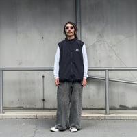 「STREET-LOGO」 NYLON VEST / BLACK / S / M / L