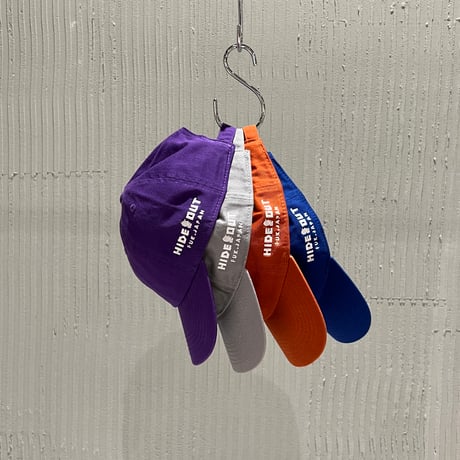 side LOGO BASEBALL CAP / PURPLE / BLUE / ORANGE / GREY