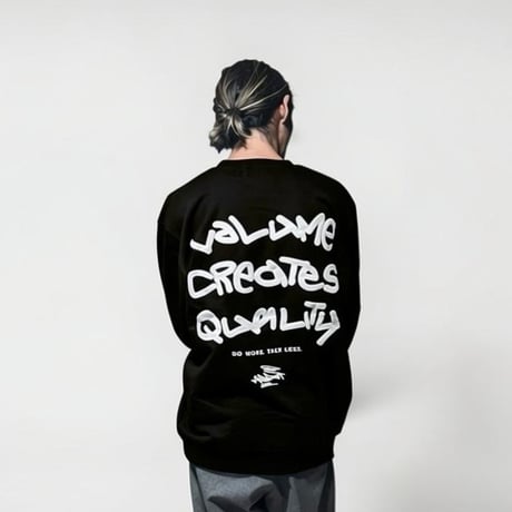 「VOLUME CREATES QUALITY」10.2 ONZ SWEAT/WHITE/BULE/BLACK/M/L/XL