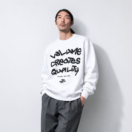 「VOLUME CREATES QUALITY」10.2 ONZ SWEAT//M/L/XL
