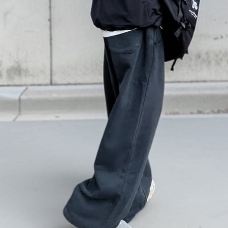 【SIGNATURE】BAGGY SWEAT PANTS / VINTAGE BLACK/M/L/XL