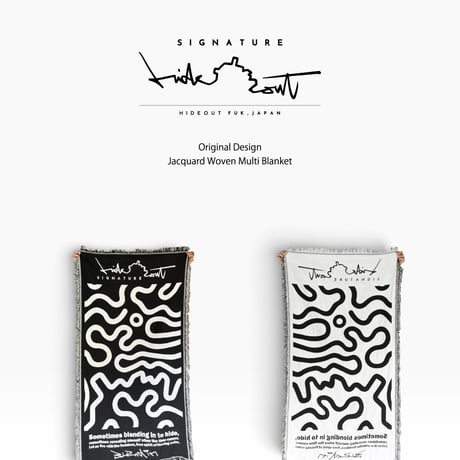 【予約販売】-限定枚数- Original Jacquard Blanket - BLEND IN vol.2 / W160cm×H90cm