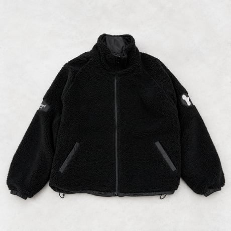 【受注生産】Reversible Nylon Fleece Jacket / BLACK / S / M / L