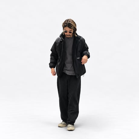 【受注生産】Reversible Nylon Fleece Jacket / BLACK / S / M / L