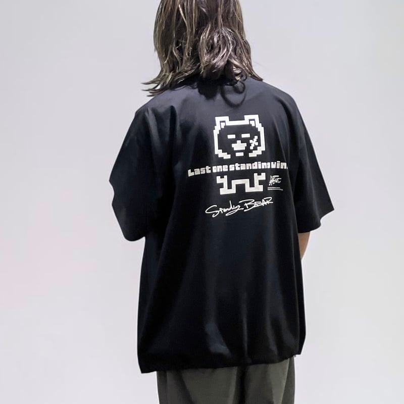 限定受注カラー】「STANDING BEAR」ボックスシルエットコードTシャツ