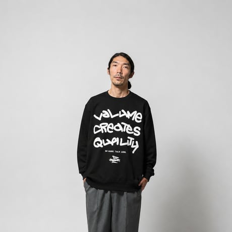 「VOLUME CREATES QUALITY」10.2 ONZ SWEAT//M/L/XL