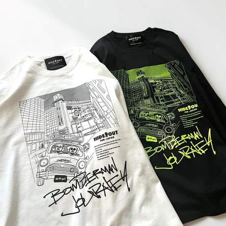 「BOMBERMAN JOURNEY - KOKURA ver.」BIG LONG SLEEVE T-SHIRTS / WHITE/BLACK/S/M/L