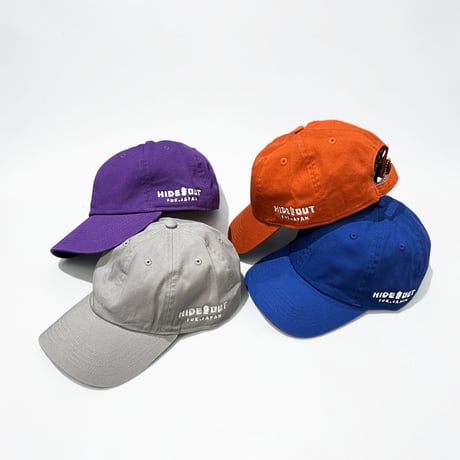 side LOGO BASEBALL CAP / PURPLE / BLUE / ORANGE / GREY