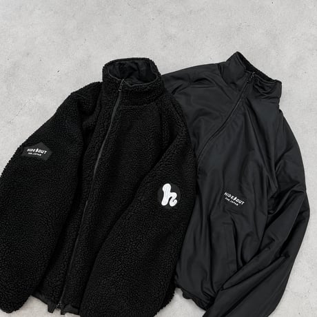 【受注生産】Reversible Nylon Fleece Jacket / BLACK / S / M / L
