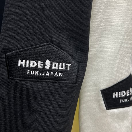 「HIDEOUT-LOGO」OVER FITTING KNIT / IVORY / BLACK / M / L / XL