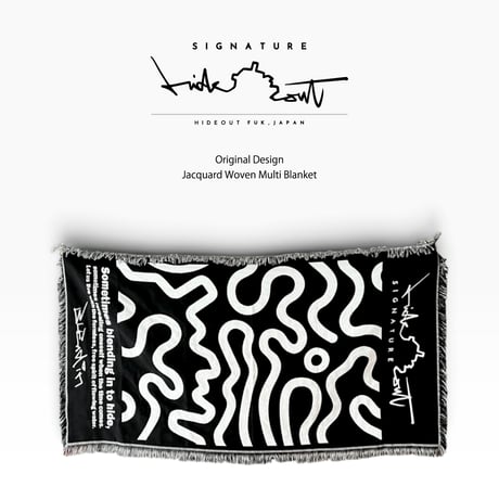 【予約販売】-限定枚数- Original Jacquard Blanket - BLEND IN vol.2 / W160cm×H90cm