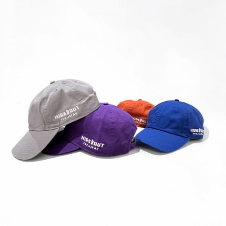side LOGO BASEBALL CAP / PURPLE / BLUE / ORANGE / GREY