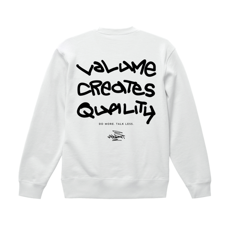 「VOLUME CREATES QUALITY」10.2 ONZ SWEAT//M/L/XL