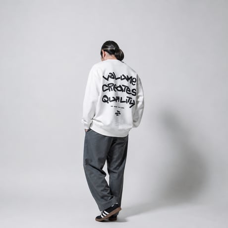 「VOLUME CREATES QUALITY」10.2 ONZ SWEAT//M/L/XL
