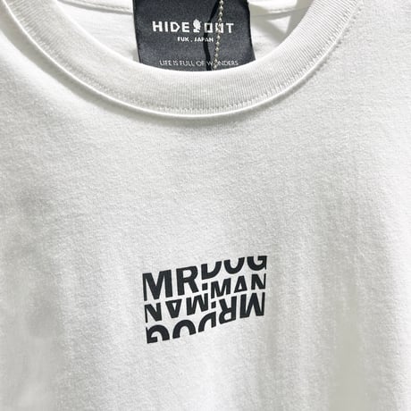 「MR.DOGMAN-SKATE」 BIG LONG SLEEVE T-SHIRTS / WHITE/S/M/L